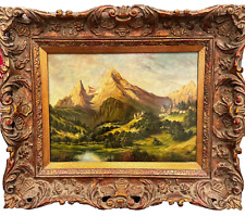 Wilcot - Antique Oil on Wood Landscape traditional 12x16 (20