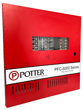 Potter PFC-5008 8-Zone Fire Alarm Panel w/ UDACT 9100, ZA42 Expansion Modules picture