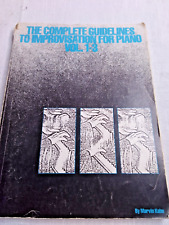 Vtg 1968 The Complete Guidelines to Improvisation for Piano Vol. 1-3 Marvin Kahn picture