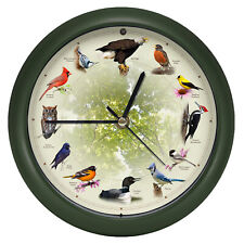 Limited Edition 20th Anniversary Singing Bird Wall/Desk Sound Clock, 8 Inch picture