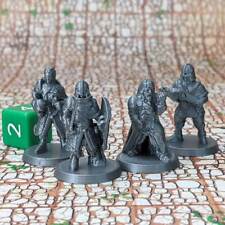 Town Guards (Set of 4), Dungeons and Dragons Miniatures DnD D&D Mini 32mm Lot picture