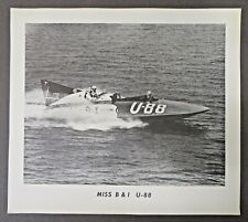 1957 Pictsweet photo MISS B & I U-88 Hydroplane Boat racing picture