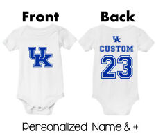 Personalized Kentucky Wildcats Baby Bodysuit UK Infant Alumni Gift Baby Shower picture