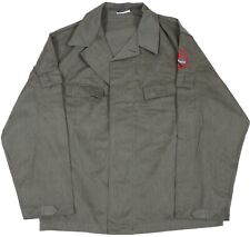 Large - East German Kampfgruppen OD Summer Issue Jacket Uniform DDR NVA Shirt picture