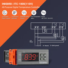 Inkbird Digital Heat Temperature Controller ITC-1000 Homebrew Hatch Pet C/F 110V picture