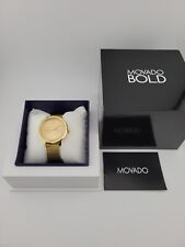 Movado Women's Bold Gold-tone Stainless Steel Ladies Watch - 3600580 ($595 MSRP) picture