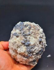 800 Gram. Stunning Full Terminated And Undamaged Very Rare Blue Quartz Crystal picture