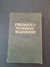 Antiquarian book, Prescott, Pumping Machinery 22 Amazing Pictures PUMP VINTAGE picture