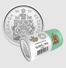 2024 CANADA King Charles III 50 cent roll special wrap Collector's edition picture