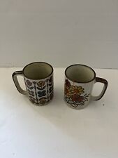 Vintage Pair  Otagiri Flower Mug/ Coffee Cup Japan picture