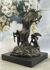 Hot Cast Nobility of Time by Dali Bronze Sculpture Marble Base Figurine Figure picture