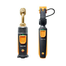Testo 549i 115i Digital Manifold High-pressure Gauge AND Pipe-clamp Thermometer picture