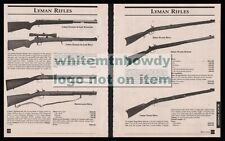 2001 LYMAN Rifle  2 AD LOT Blackpowder Cougar, Deerstalker, Great Plains, Trade picture