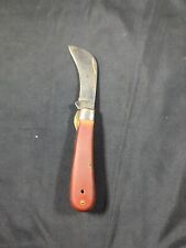 Vintage CAMILLUS 1 HAWK BILL Lock Blade Folding Pocket Knife New York USA *Read picture