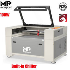 Monport  100W 24x40in CO2 Laser Engraving Cutting Machine Built-in Water Chiller picture