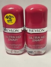 2 Pack New Revlon Ultra HD Snap Nail Polish, Rule The World #028 0.27 fl oz picture