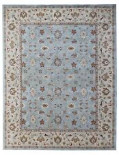 Malika Porcelain Blue Parsian Style Handmade Tufted 100% Woolen Area Rugs/Carpet picture