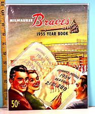 🔥 1955 Milwaukee Braves Baseball Yearbook HIGH GRADE🔥 picture