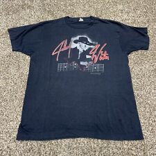 Vintage 1987 Johnny Winter Rock The Nation Tour '87 T-Shirt Single Stitch Sz Lg picture