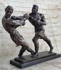 Muhammad Ali amp; Sonny Liston Second Round Fight Boxing Boxer Bronze Sculpture picture