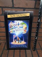 Vintage Blockbuster 1990s The Pagemaster Vhs Now Showing Poster  picture