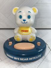 Vintage 1988 Tomy Beddy-Bye Bear Nite Lite RARE Night Light Musical Sleep Sounds picture