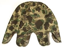  WWII US USMC MARINE P42 HBT FROG SKIN CAMO HELMET COVER-2ND PATTERN picture
