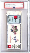 1988 World Series Game 1 Ticket A's @ Dodgers Kirk Gibson Wall-Off Home Run PSA picture