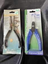 NEW Jewelry Making Supplies Bail Pliers 6 mm & 8.5 mm AND Micro Bead Crimpers picture
