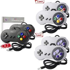 2 Pack iNNEXT USB Long Wired Super Nintendo SNES PC Controller Gamepad Joystick picture