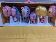 Vintage 1982  1983 My Little Pony Barn Stable Carry Case with 7 Ponies  G1 picture