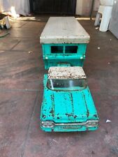 1960's Nylint Ford Mobile Home Truck & Trailer Camper Set #6600 picture