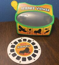 VINTAGE Lakeshore Learning Science Viewer - Viewfinder Toy Green w/ ANIMALS Reel picture