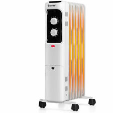1500W Oil Filled Heater Portable Radiator Space Heater w/ Adjustable Thermostat picture