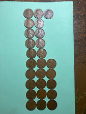 1930PD-1939PDS  26 LINCOLN WHEAT CENTS, near complete 30's set, except for 31-S picture