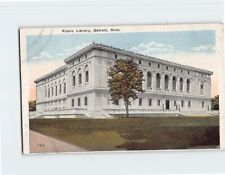 Postcard Public Library Detroit Michigan USA picture