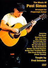 THE MUSIC OF PAUL SIMON Video DVD Lessons for Fingerstyle Guitar by Fred Sokolow picture