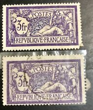 France Stamp 1925/26-New Values-3Fr Violet/Blue-Used and Unused-CV=$40 picture