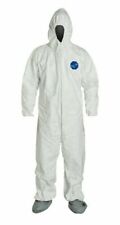 DuPont Tyvek 400 TY122SWHLG Case of 25 LARGE White Coveralls NEW picture