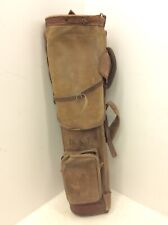Antique Leather D.A.F. Old Wood Club Golf Bag Old Decorative picture