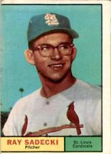 1961 Topps #32 Ray Sadecki St. Louis Cardinals Vintage Original picture