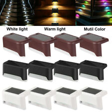Outdoor Solar LED Deck Lights Garden Path Patio Pathway Stairs Step Fence Lamp picture