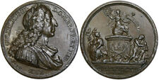 1731 G. BRIT DASSIER KINGS & QUEENS WILLIAM III EIMER-387 ~ BRONZED LEAD picture
