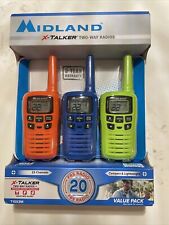NEW Midland Walkie Two Way Radios 3 Pack T10X3M picture