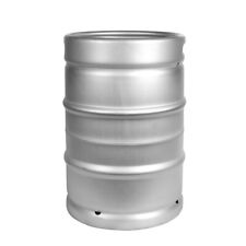 New 1/2 Barrel Sankey 'D' Keg - Dual Handle Stainless Steel Beer 15.5 Gallon picture