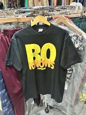 2003 Supreme Bo Knows Tee Black T-Shirt Size Large NWOT Yellow Box Logo picture