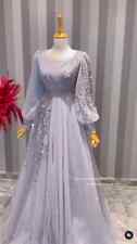 Modest Prom Dresses Evening Dresses Dubai Long Glitter Formal Party Dress Gowns picture