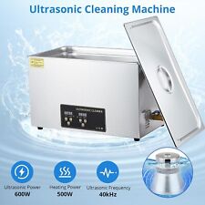 30L Ultrasonic Cleaner W/ Timer Heating Machine Digital Sonic Cleaner 110V 600W picture