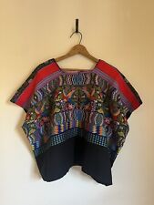 vintage guatemalan huipil Poncho Hand Embroidered picture