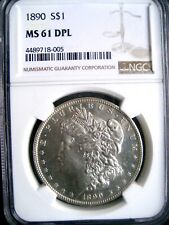 1890-P Morgan Dollar, NGC MS-61 DPL - Very Rare in DMPL++++ picture